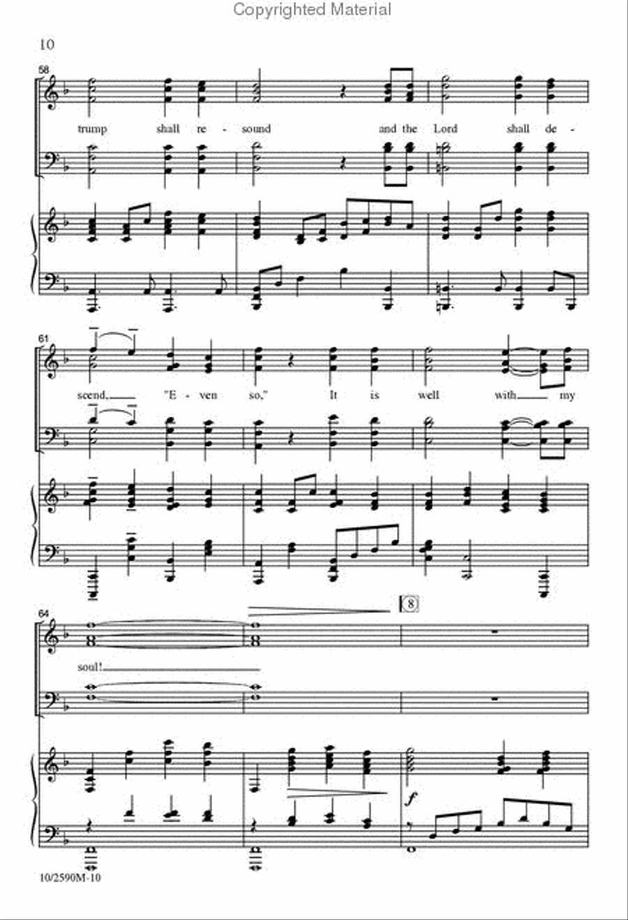 It Is Well with My Soul Divisi scores gallery preview page 10