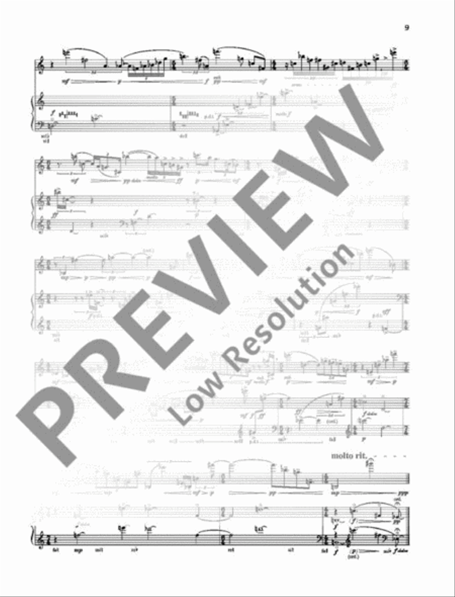 Un bouquet de pensées English Horn scores gallery preview page 10