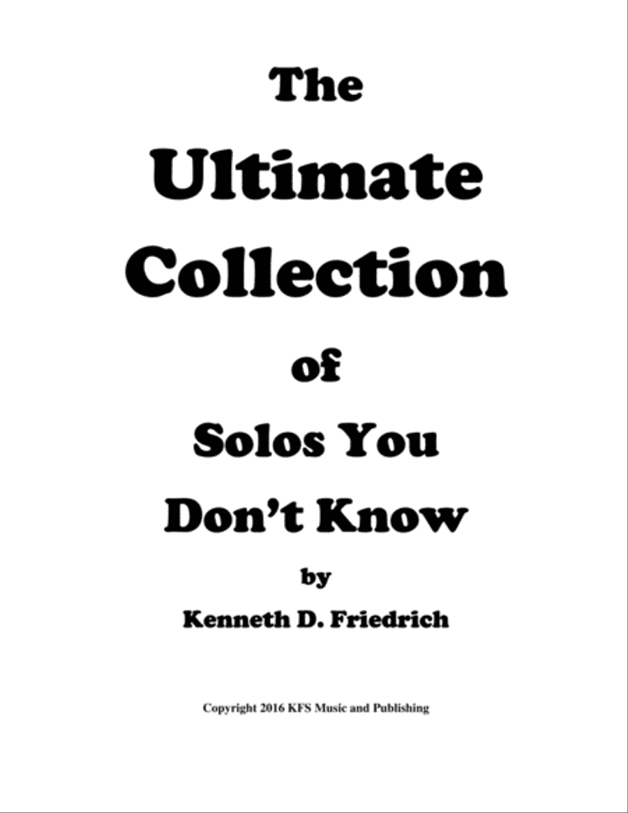 The Ultimate Collection of Solos You Don't Know Brass Duet scores gallery preview page 1