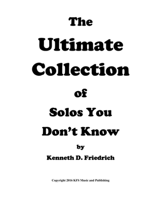 The Ultimate Collection of Solos You Don't Know