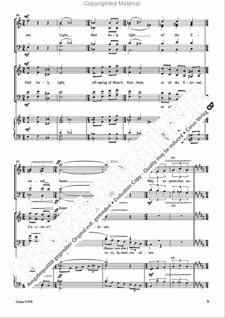 Hail Holy Light Hail Holy Light 4-Part scores gallery preview page 10