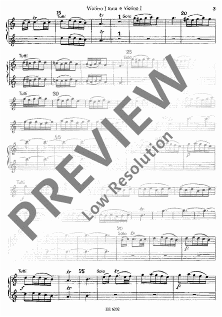 Concerto grosso C Major Violin Solo scores gallery preview page 4