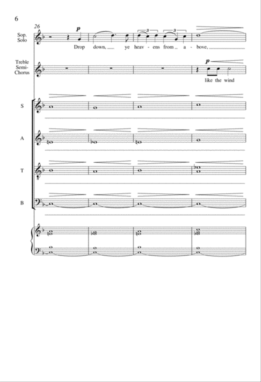 Drop Down, Ye Heavens Divisi scores gallery preview page 4