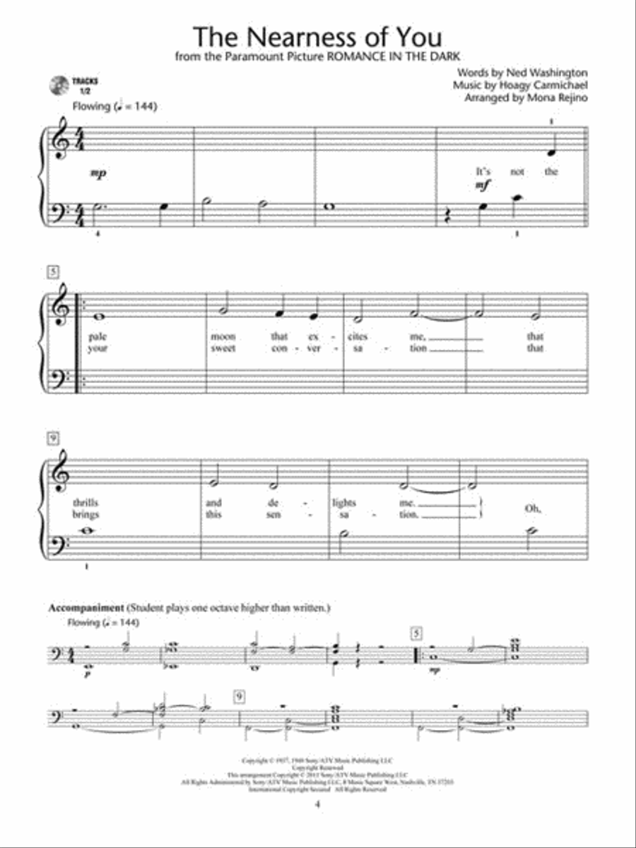 <br>Sheet music extract