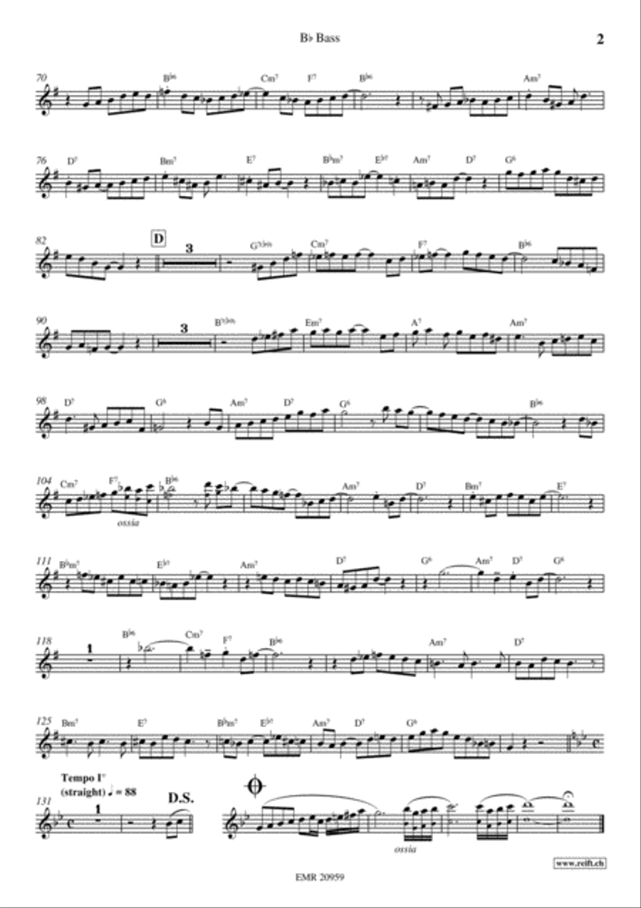Wild And Blue Piano Accompaniment scores gallery preview page 3