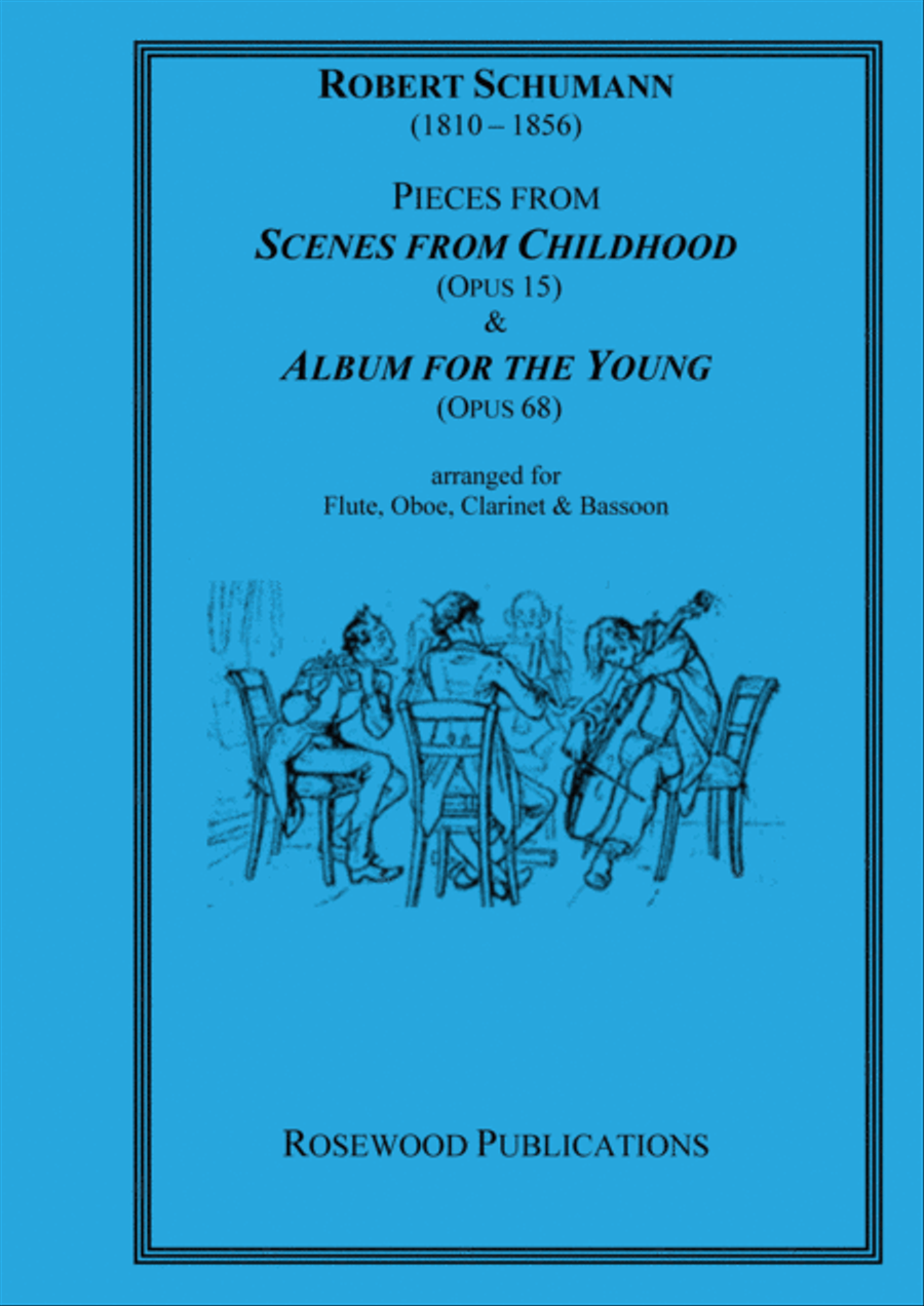 Pieces from Scenes from Childhood & Album for the Young Woodwind Quartet scores gallery preview page 1