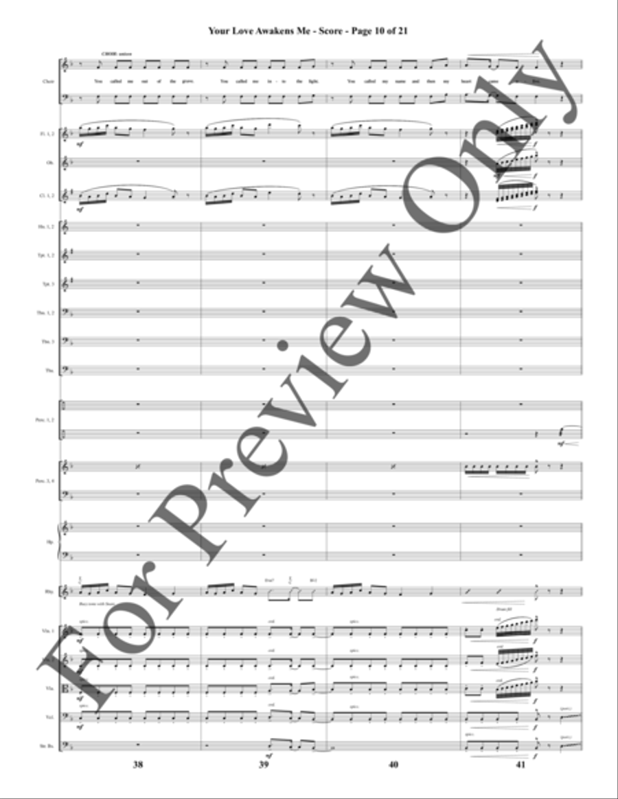 Road to Calvary - Orchestration by Daniel Semsen Choir - Sheet Music page 11