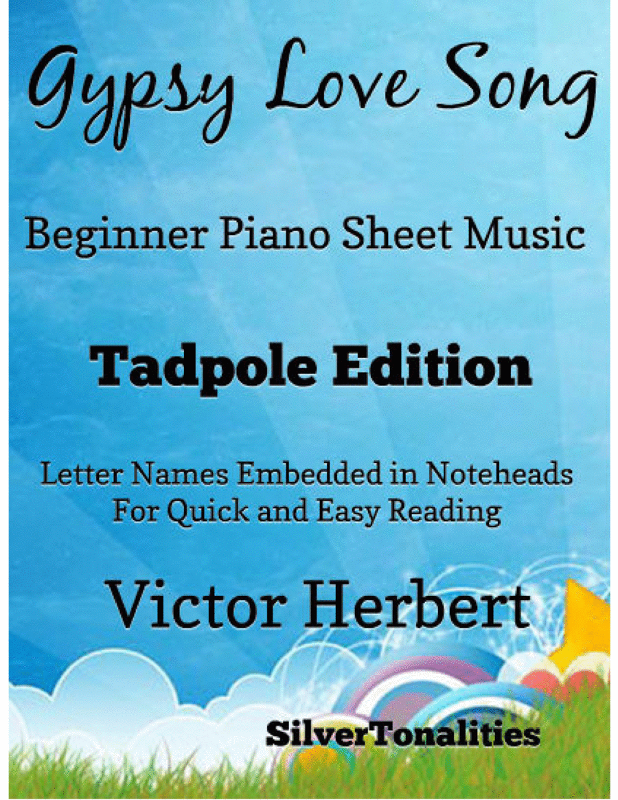 Gypsy Love Song Beginner Piano Sheet Music 2nd Edition Easy Piano scores gallery preview page 1