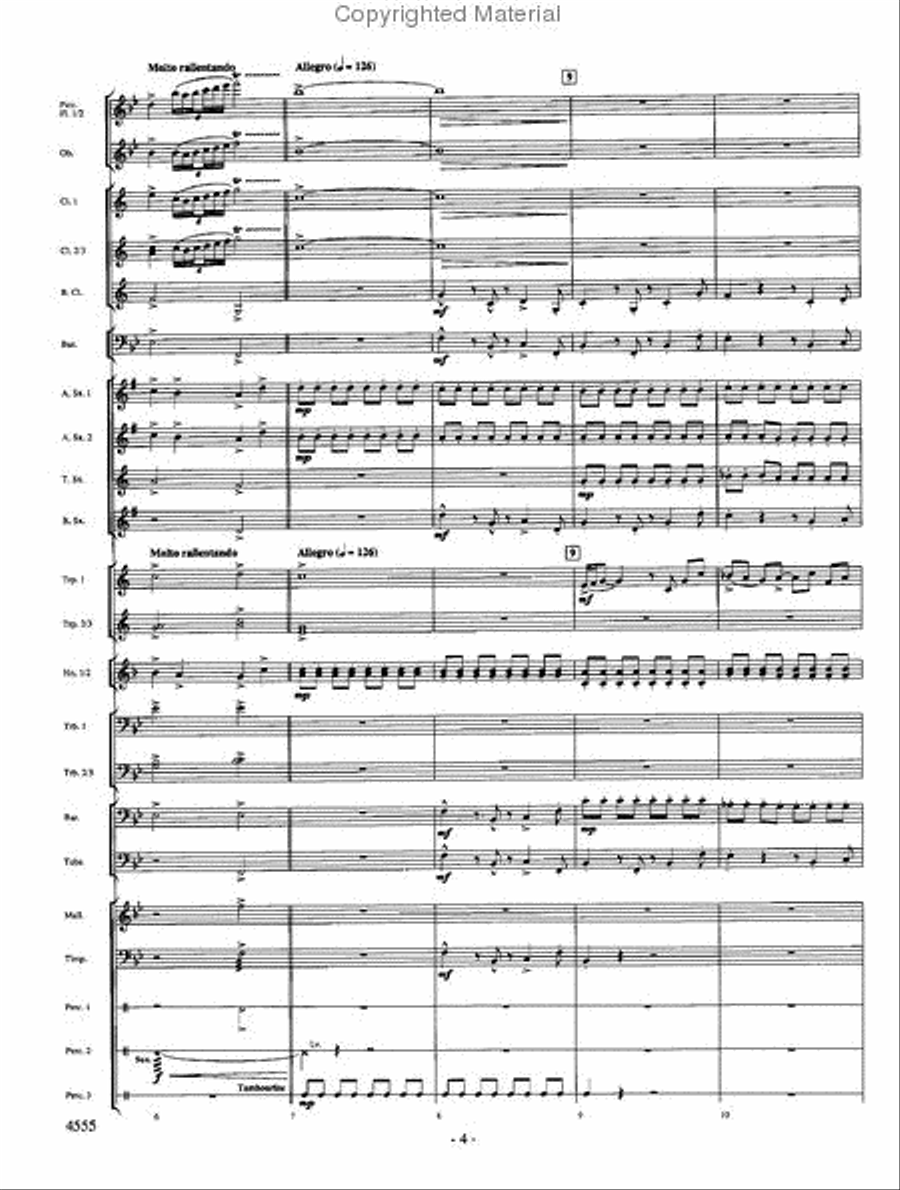 Beyond the Higher Skies Concert Band scores gallery preview page 3