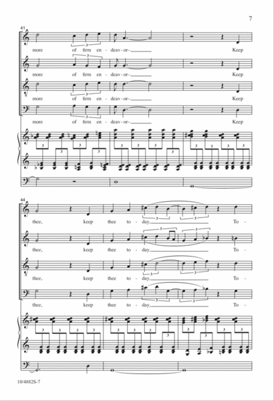 Give All to Love 4-Part scores gallery preview page 7