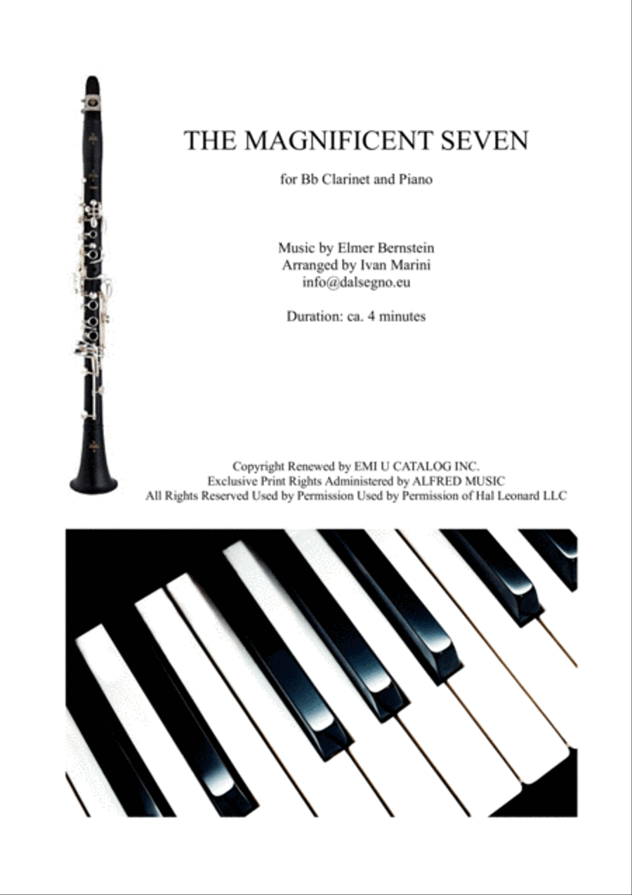The Magnificent Seven Clarinet Solo scores gallery preview page 1