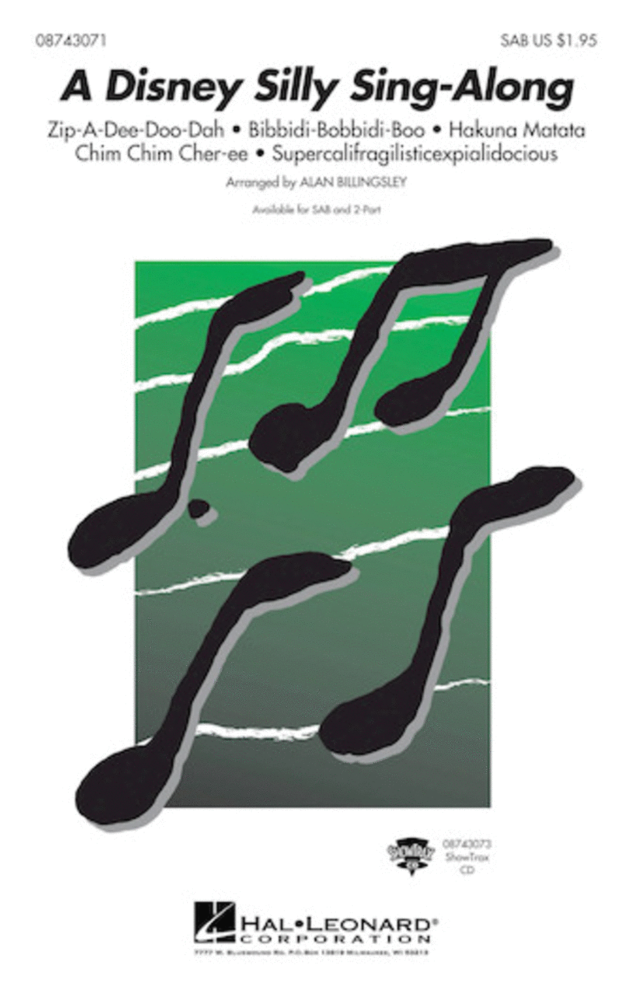 A Disney Silly Sing-Along (Medley) Choir scores gallery preview page 1