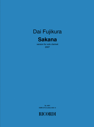 Sakana - Clarinet Version (2007)