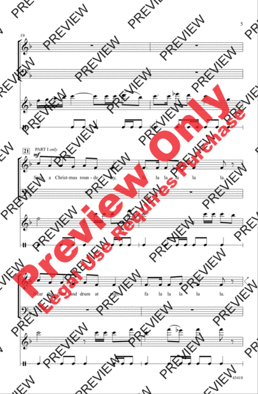 A Christmas Roundelay A Christmas Roundelay SAB scores gallery preview page 5