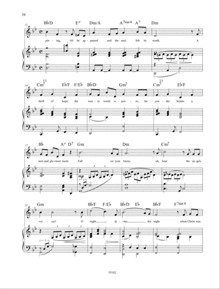O Holy Night O Holy Night Voice Solo scores gallery preview page 2