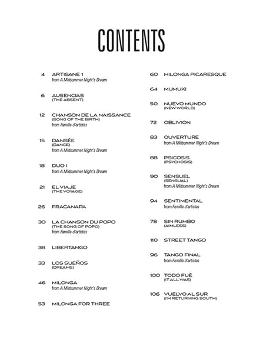 25 Piazzolla Tangos for Alto Saxophone and Piano Alto Saxophone scores gallery preview page 2