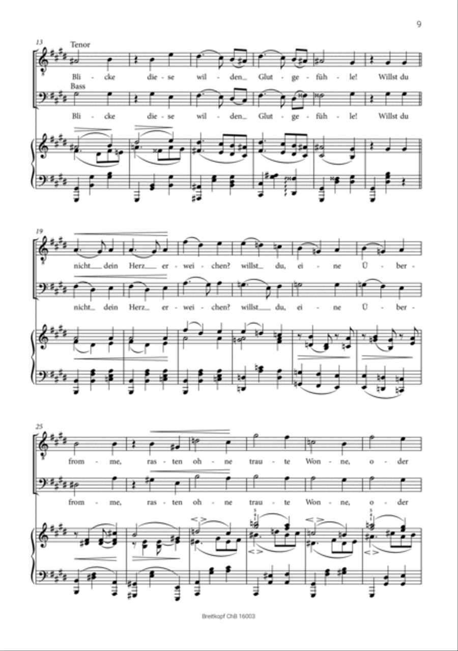 Love Songs Op. 52 Choir scores gallery preview page 3