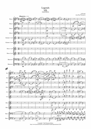 Dvorak: Legends Op.59 Mvt.7 in A - wind dectet