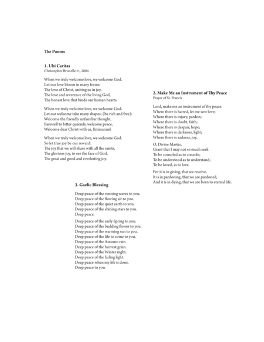 Prayers and Blessings Baritone Voice scores gallery preview page 3