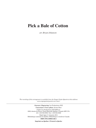 Pick a Bale of Cotton