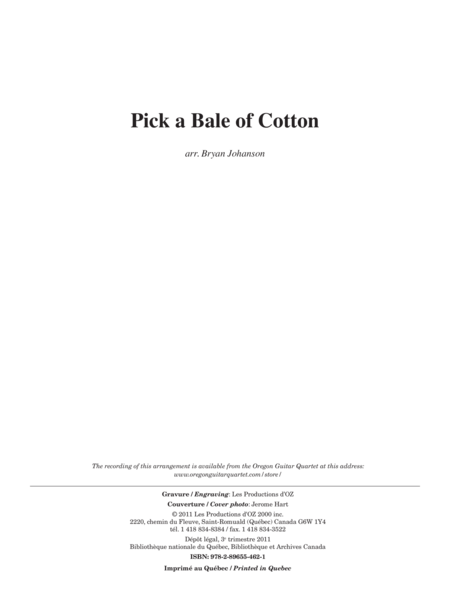 Pick a Bale of Cotton