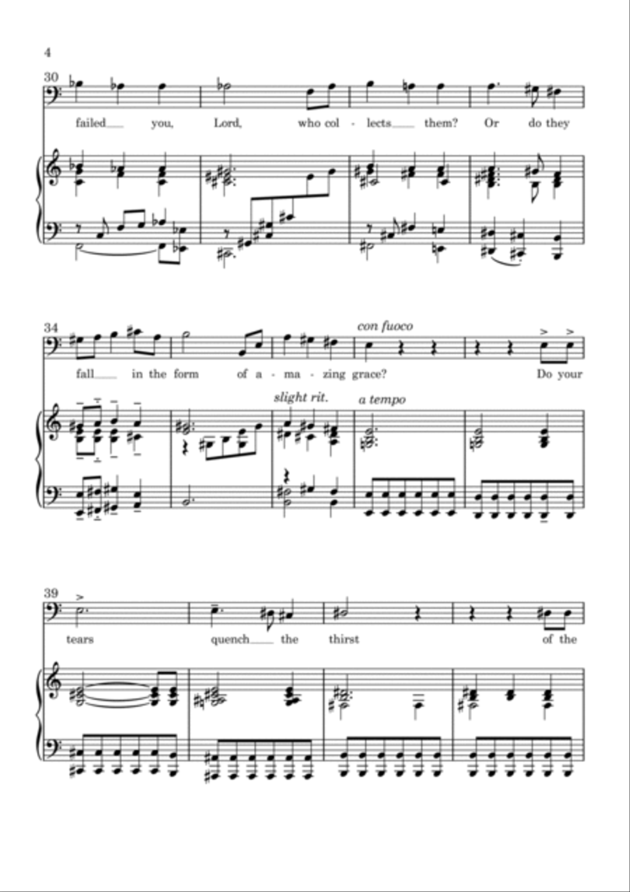 God's Tears Voice Solo scores gallery preview page 4