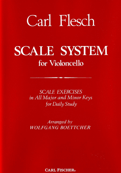 Scale System For Violoncello