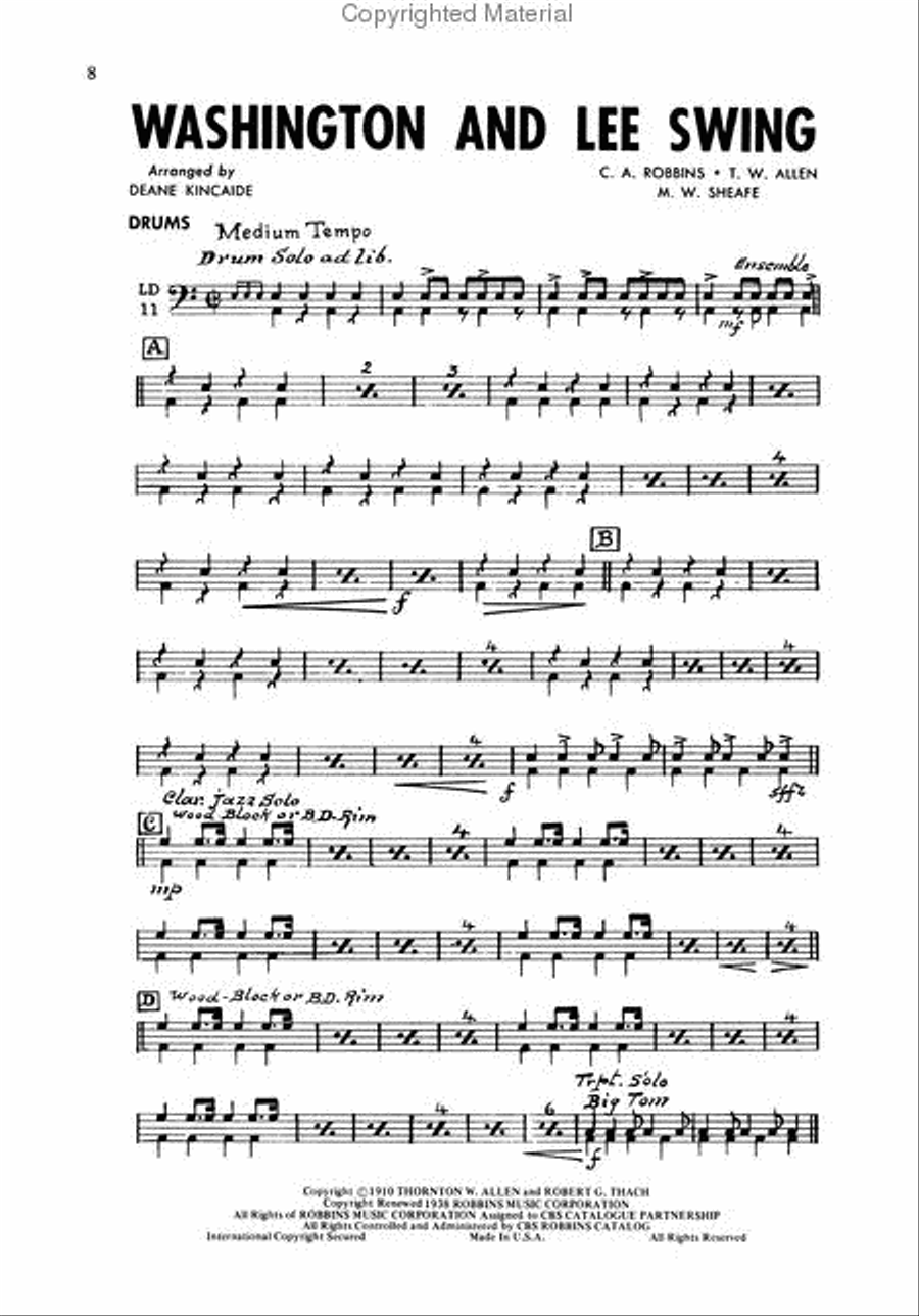 Exciting Dixieland Jazz Ensemble scores gallery preview page 3