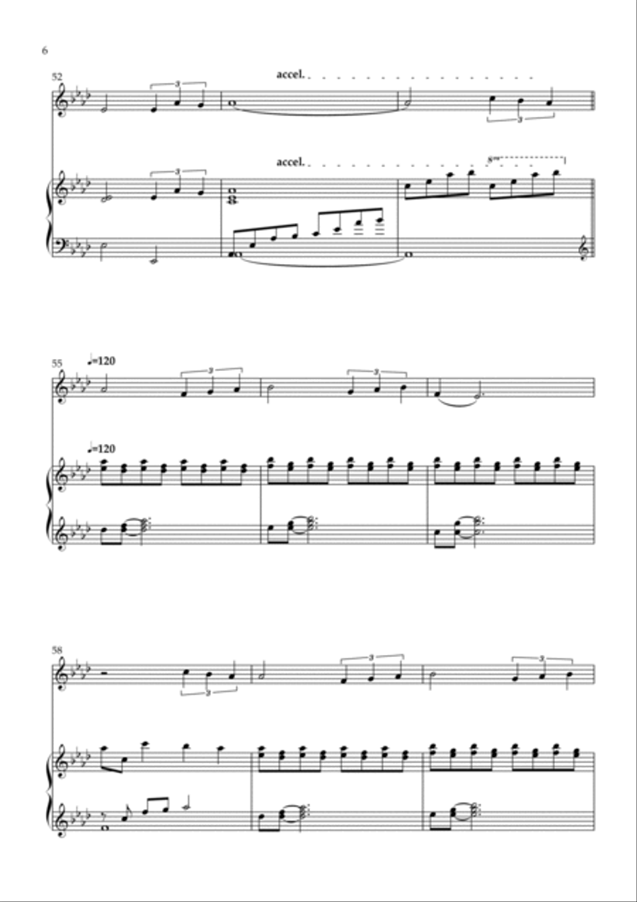 Part Of Your World (reprise) Piano scores gallery preview page 6