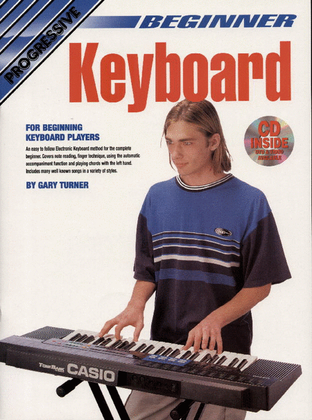 Book cover for Progressive Beginner Keyboard (Book/CD/DVD)