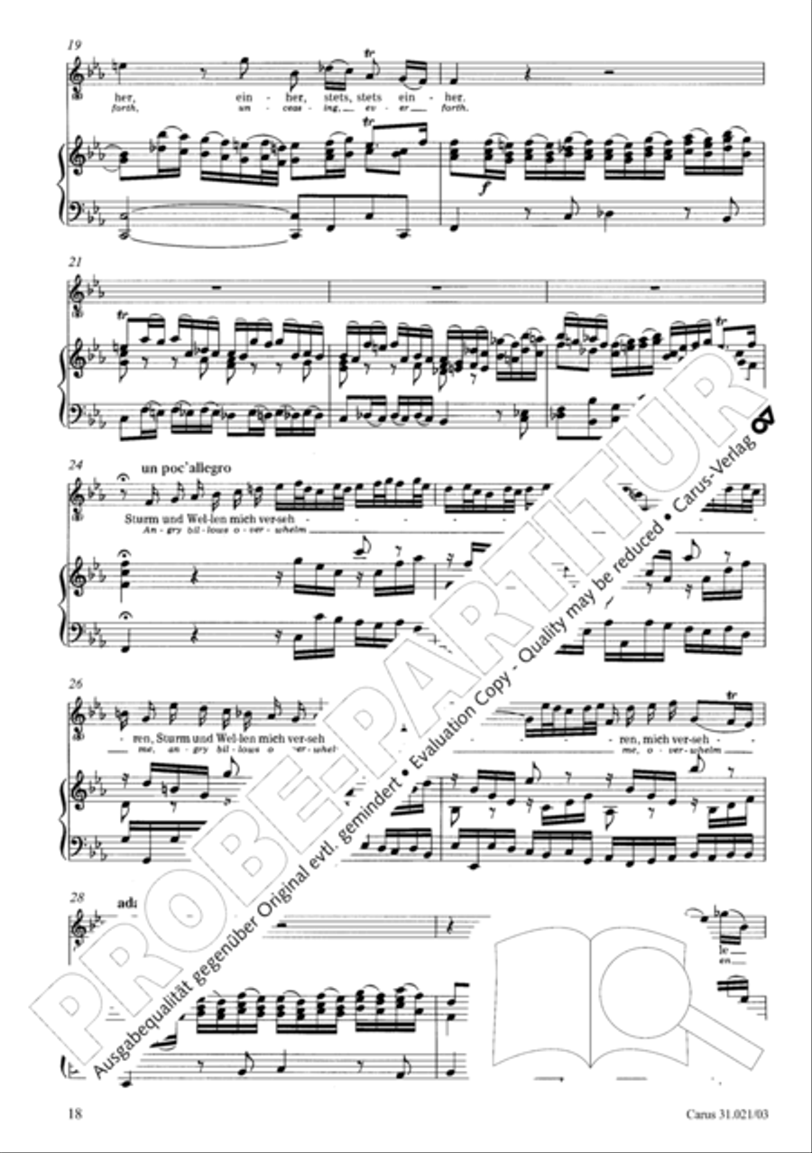 Lord my God, my heart and soul were sore distressed (Ich hatte viel Bekummernis) STB scores gallery preview page 19