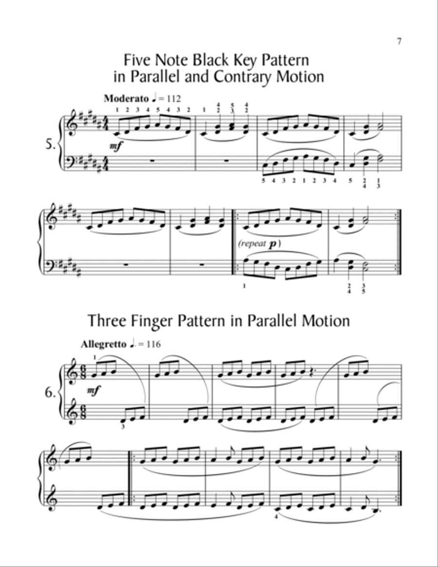 175 Exertudes, Book 1: Early Intermediate Piano Solo scores gallery preview page 5