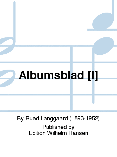 Albumsblad [I]