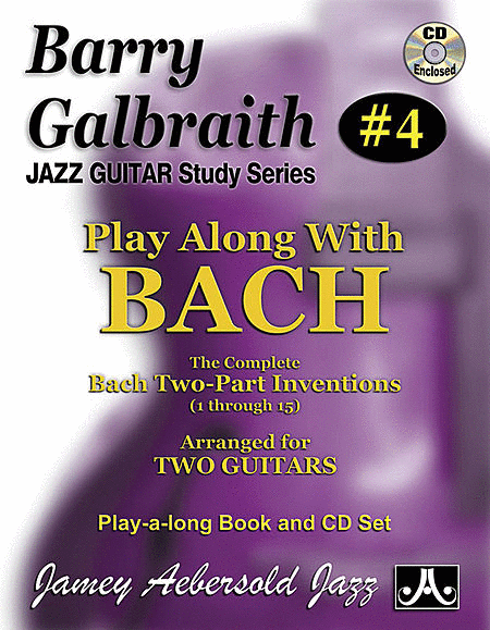 Barry Galbraith Jazz Guitar Study 4 -- Play Along with Bach image number null