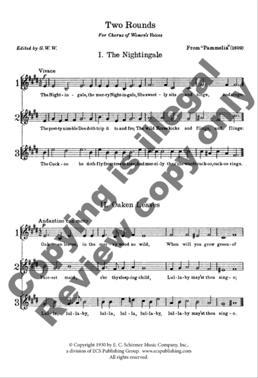 Pammelia: Two Rounds Pammelia: Two Rounds SSA scores gallery preview page 2