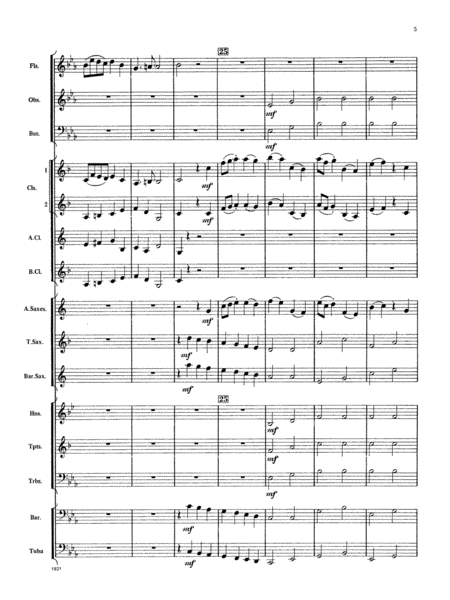 Chorale Prelude in E-Flat: Score