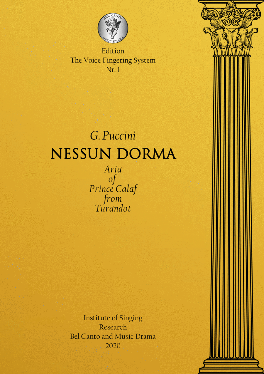 Nessun dorma Nessun dorma Tenor Voice scores gallery preview page 1