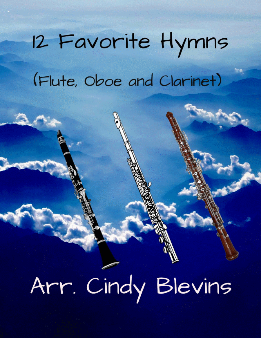 12 Favorite Hymns, for Flute, Oboe and Clarinet image number null