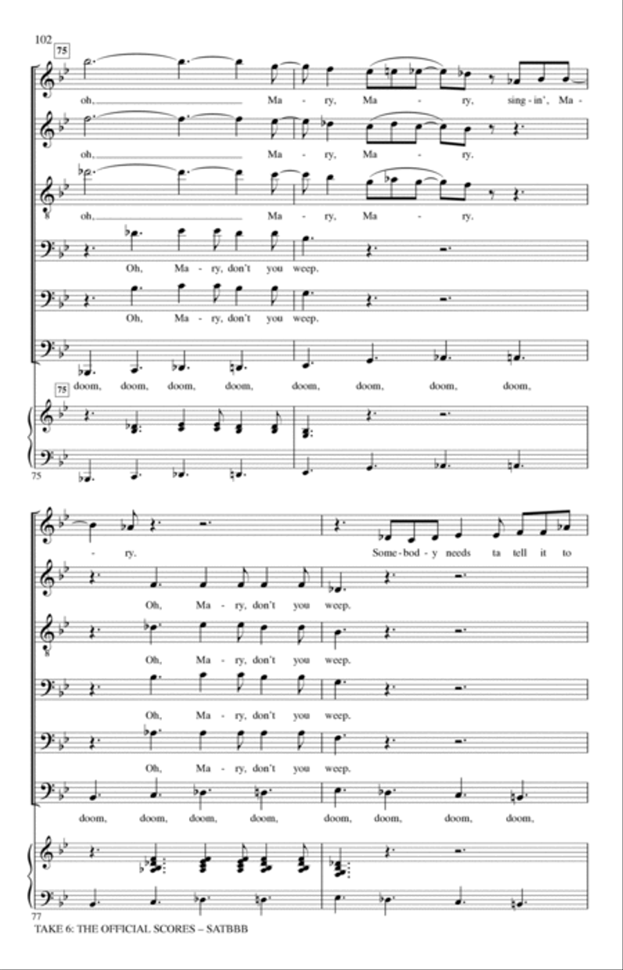 Mary Mary A Cappella scores gallery preview page 20