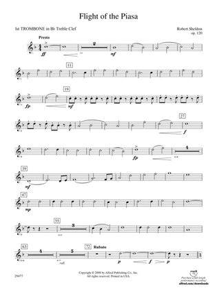 Flight of the Piasa: (wp) 1st B-flat Trombone T.C.