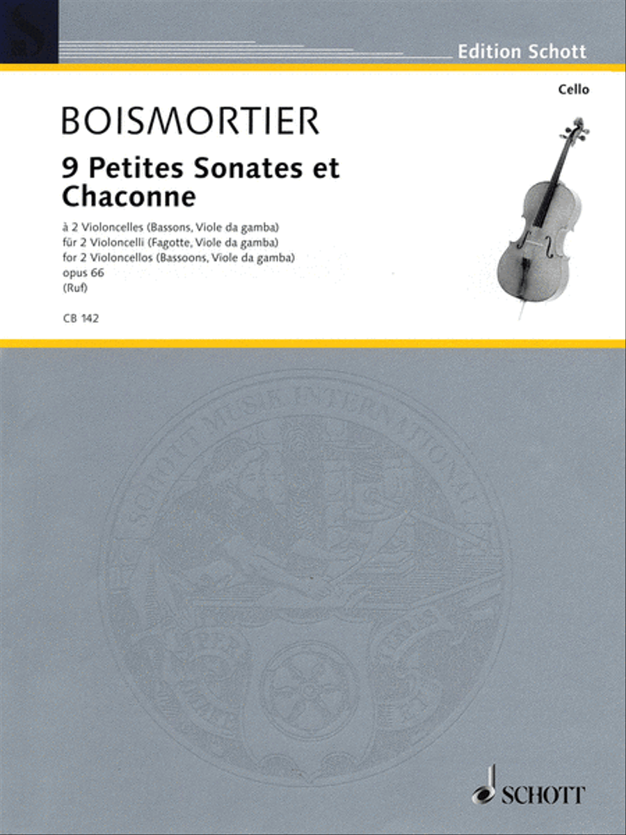 9 Little Sonatas and Chaconnes String Duet scores gallery preview page 1