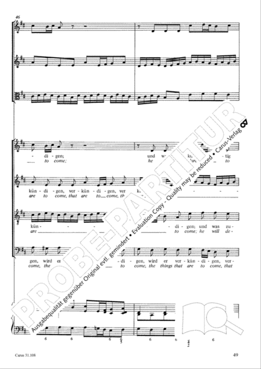 Now it is good, that I am leaving (Es ist euch gut, dass ich hingehe) ATB scores gallery preview page 50