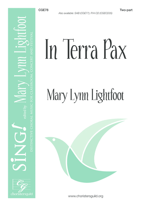 Book cover for In Terra Pax (Two-Part)