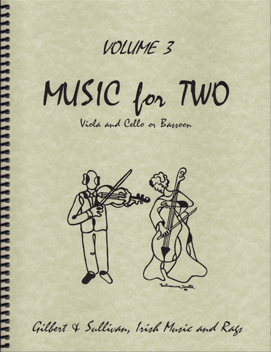 Music for Two, Volume 3 - Viola and Cello/Bassoon Bassoon scores gallery preview page 1