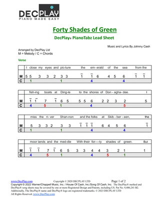 Forty Shades Of Green