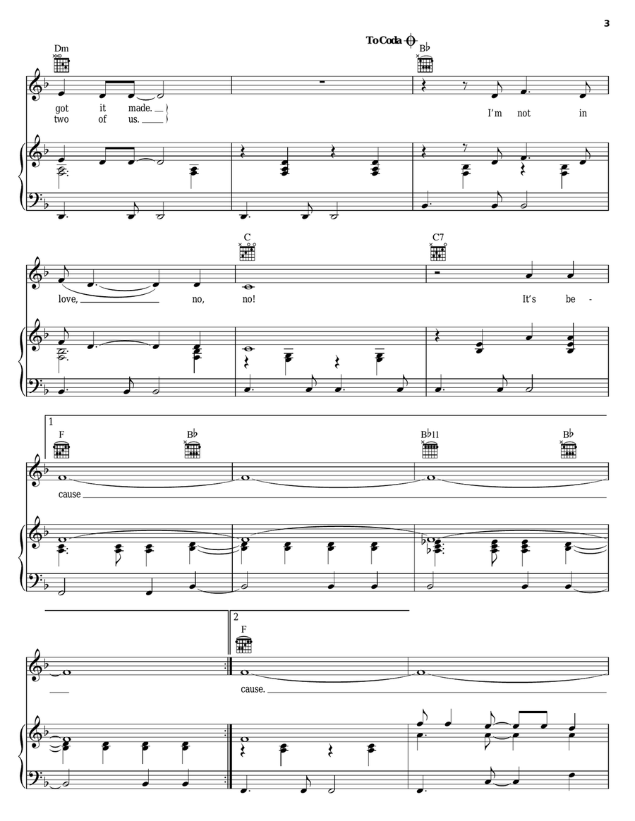I'm Not In Love Acoustic Guitar scores gallery preview page 3