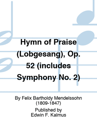 Book cover for Hymn of Praise (Lobgesang), Op. 52 (includes Symphony No. 2)