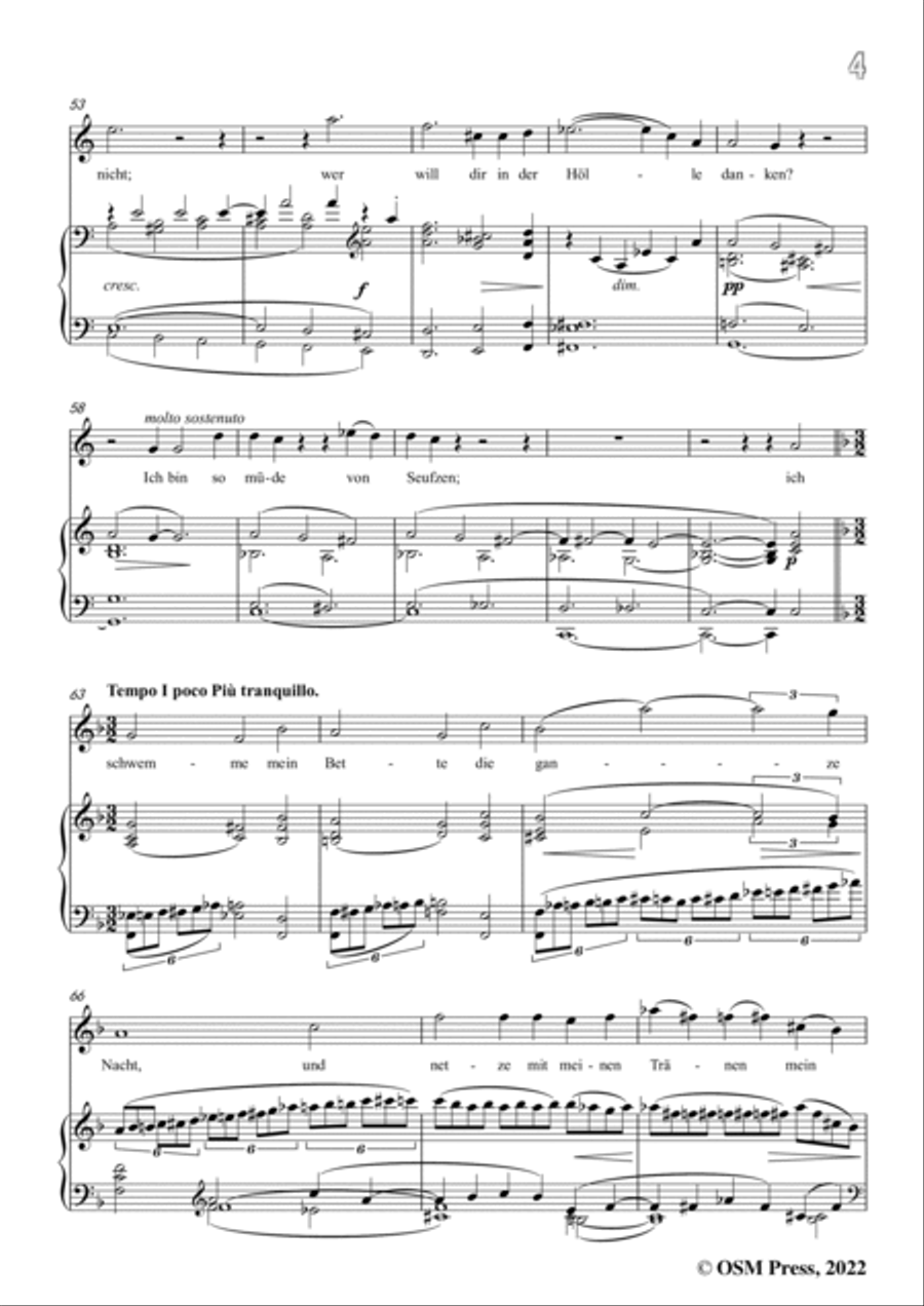 Jenner-Der 6,Psalm,in a minor,Op.9 No.2 Voice scores gallery preview page 5