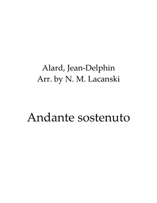Book cover for Andante sostenuto
