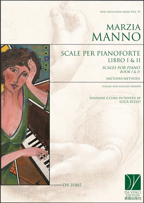 Book cover for Scale per pianoforte: Libro I & II
